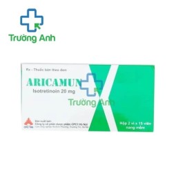 Aricamun 20mg CPC1HN - Viên uống điều trị mụn trứng cá hiệu quả
