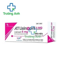 A.T Lisinopril 5 mg - Thuốc điều trị tăng huyết áp hiệu quả