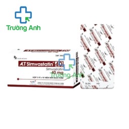 A.T Simvastatin 40 - Thuốc điều trị tăng cholesterol máu
