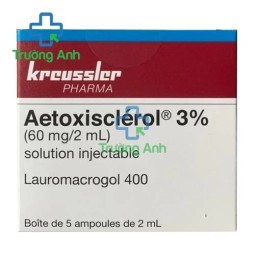 Aetoxisclerol tamponne 3% - Thuốc điều trị suy giãn tĩnh mạch