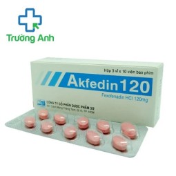 Akfedin 120 - Thuốc điều trị viêm mũi dị ứng, mề đay hiệu quả