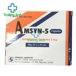 Amsyn 5 - Thuốc điều trị tăng huyết áp hiệu quả của Ấn Độ