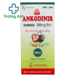 Ankodinir 250mg/5ml Dopharma (60ml) - Thuốc điều trị nhiễm khuẩn