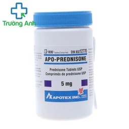 Apo Prednisone 5mg - Thuốc trị bệnh lý mạn tính hiệu quả