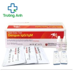Asan Easy Test Dengue IgG/IgM (25 test) phát hiện kháng thể IgG và IgM sốt xuất huyết.