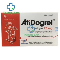 AtiDogrel - Thuốc phòng xơ vữa khối huyết sau nhồi máu cơ tim, đột quỵ