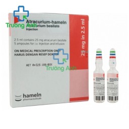 Atracurium-Hameln 10mg/ml (2,5ml) - Thuốc gây mê toàn thân hiệu quả