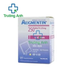 Augmentin gói 250mg - Thuốc điều trị nhiễm khuẩn hiệu quả của Pháp
