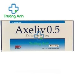 Axeliv 0.5 BRV - Thuốc điều trị viêm gan B hiệu quả