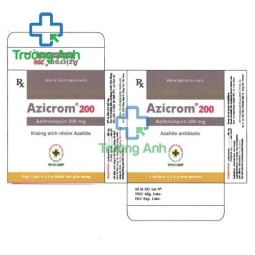 Azicrom 200 - Thuốc điều trị nhiễm khuẩn hiệu quả