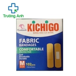 Băng keo cá nhân Kichigo (hộp 102 cái)
