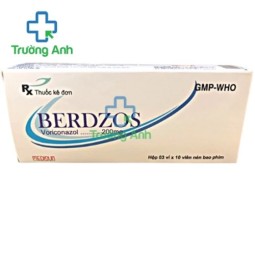 Berdzos 200 Medisun - Thuốc điều trị nhiễm khuẩn, nhiễm nấm