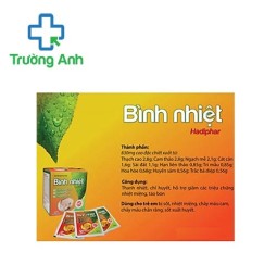 Bình nhiệt Hadiphar - Hỗ trợ thanh nhiệt, giảm táo bón hiệu quả