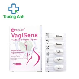 BioLife VagiSens - Viên đặt giảm khô âm đạo hiệu quả