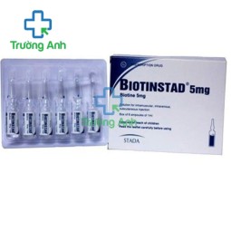 BiotinStad 5mg - Thuốc tiêm điều trị rụng tóc, viêm da của Stada