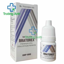 Bratorex 5ml Hà Nội - Dung dịch nhỏ mắt điều trị nhiễm khuẩn mắt hiệu quả (10 hộp)