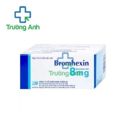 Bromhexin 8mg Khapharco (45 viên) - Thuốc điều trị viêm phế quản