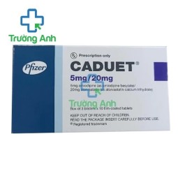Caduet 5mg/20mg Pfizer - Thuốc điều trị tăng huyết áp hiệu quả