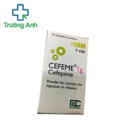 Cefeme 1g tiêm - Thuốc kháng khuẩn hiệu quả