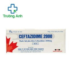 Ceftazidime 2000 Tenamyd - Thuốc điều trị nhiễm khuẩn hiệu quả