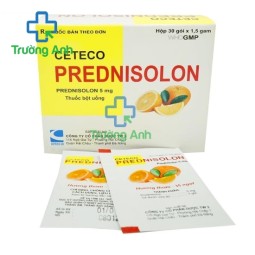 Ceteco Prednisolon TW3 (bột) - Thuốc chống viêm, ức chế miễn dịch