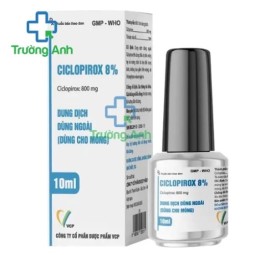 Ciclopirox 8% 10ml VCP - Thuốc điều trị nấm móng tay chân hiệu quả