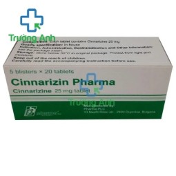 Cinnarizin Pharma - Thuốc điều trị rối loạn tiền đình hiệu quả
