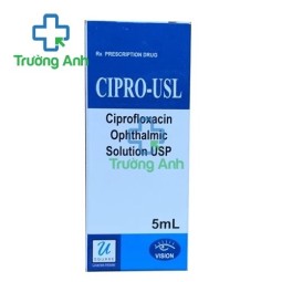 Cipro-USL 5ml - Thuốc nhỏ mắt điều trị loét giác mạc hiệu quả (10 lọ)