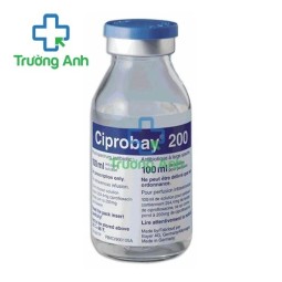 Ciprobay 200mg - Dịch truyền nhiễm trùng đường hô hấp hiệu quả của Đức