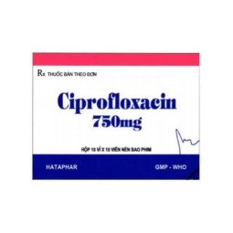 Ciprofloxacin 750mg - Thuốc điều trị nhiễm khuẩn của Hataphar