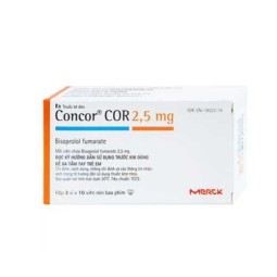 Concor 2,5mg - Thuốc điều trị suy tim mãn hiệu quả
