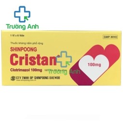 Shinpoong Cristan - Thuốc điều trị nhiễm nấm Candida âm đạo