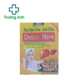 Detox Mụn Kim Ngân Hoa Liên Kiều - Hỗ trợ thanh nhiệt, giải độc mát gan