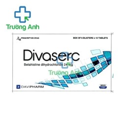 Divaserc 24mg - Thuốc điều trị chóng mặt, nhức đầu ,ù tai hiệu quả của Davipharm