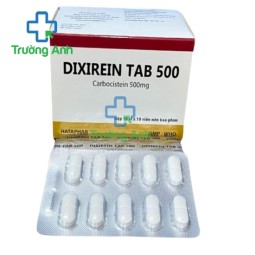 Dixirein Tab 500 Hataphar - Thuốc điều trị rối loạn dịch tiết phế quản