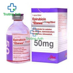 Epirubicin "Ebewe" 50mg/25ml - Thuốc điều trị ung thư hiệu quả của Austria