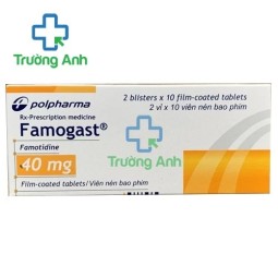 Famogast 40mg - Thuốc điều trị viêm loét dạ dày, tá tràng hiệu quả của Polpharma
