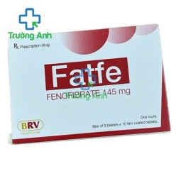 Fatfe 145mg BRV - Thuốc điều trị tăng cholesterol máu