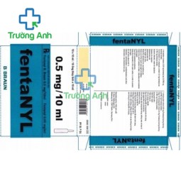 Fentanyl 0.5mg/10ml B.Braun - Thuốc điều trị giảm đau, an thần hiệu quả
