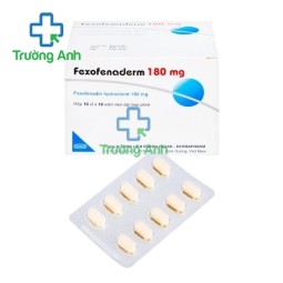 Fexofenaderm 180mg Hasan - Thuốc điều trị viêm mũi dị ứng