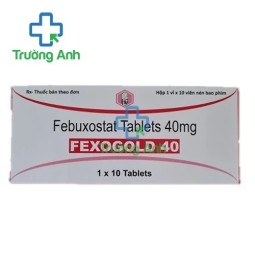 Fexogold 40mg - Thuốc điều trị bệnh gút hiệu quả