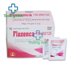 Flazenca 750.000/125 (bột) - Thuốc điều trị nhiễm khuẩn răng miệng của Dopharma