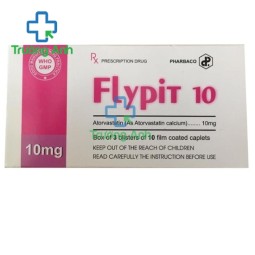 Flypit 10mg - Thuốc điều trị tăng cholesterol trong máu hiệu quả