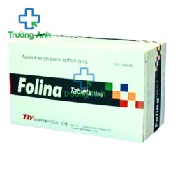 Folina Tablets 15mg - Giải độc do dùng methotrexate quá liều