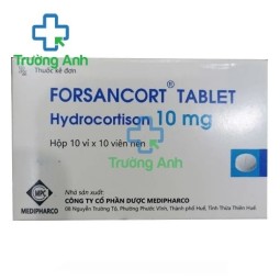 Forsancort Tablet 10mg - Hydrocortison 10mg Medipharco