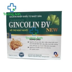 Gincolin ĐV New - Hỗ trợ hoạt huyết, tăng cường tuần hoàn não