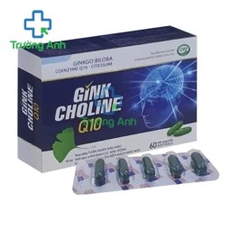Gink Choline Q10 FOXS USA - Hỗ trợ tăng cường tuần hoàn máu não