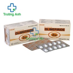 Glimepiride 2mg Khapharco - Thuốc điều trị đái tháo đường tuýp 2