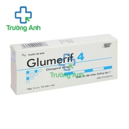 GLUMERIF 4 - Thuốc điều trị bệnh đái tháo đường hiệu quả của DHG