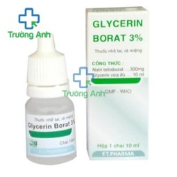Glycerin Borat 3% F.T.Pharma - Thuốc điều trị nấm miệng